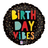 Birthday Vibes Balloon 45cm