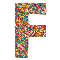 Freckle Letter F