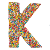 Freckle Letter K