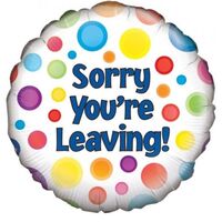 Sorry You're Leaving Balloon 45cm