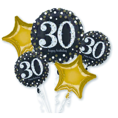 Happy 30th Birthday Balloon Bouquet