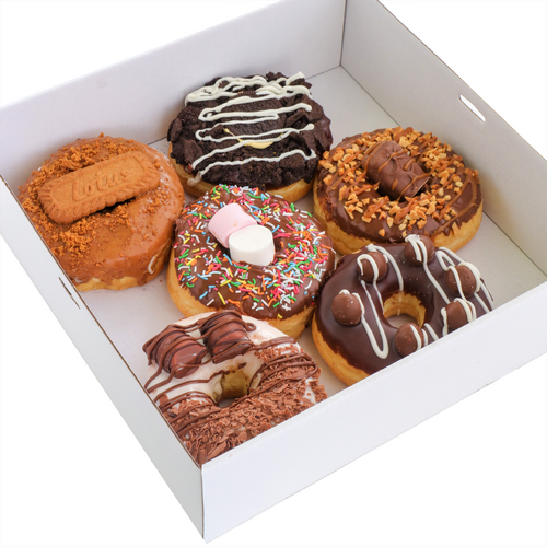 6 Gourmet Donut Sweet Box