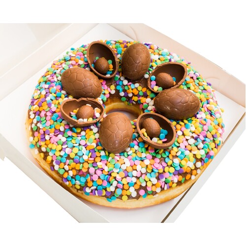 Giant Easter Nutella & Cadbury Donut