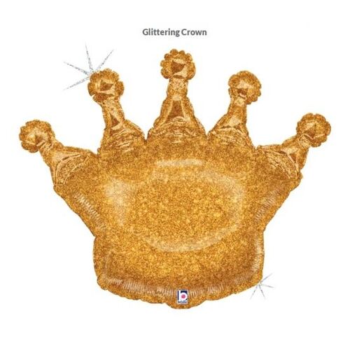 Gold Glitter Crown 91cm