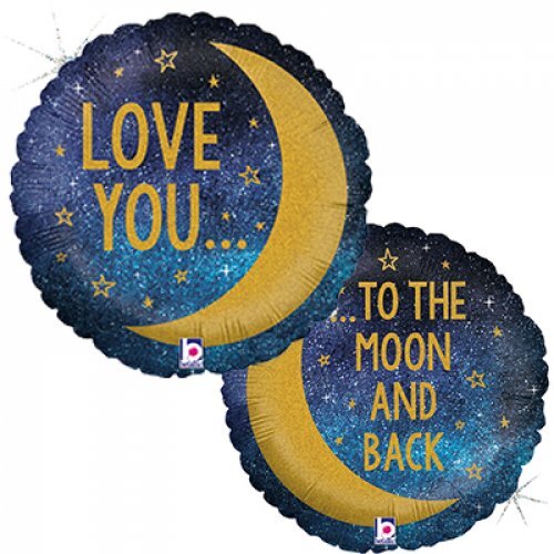 Love You To The Moon & Back Balloon 45cm
