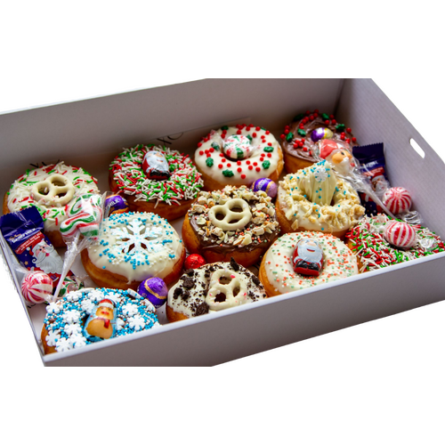 Christmas Donut Rings Sweet Box